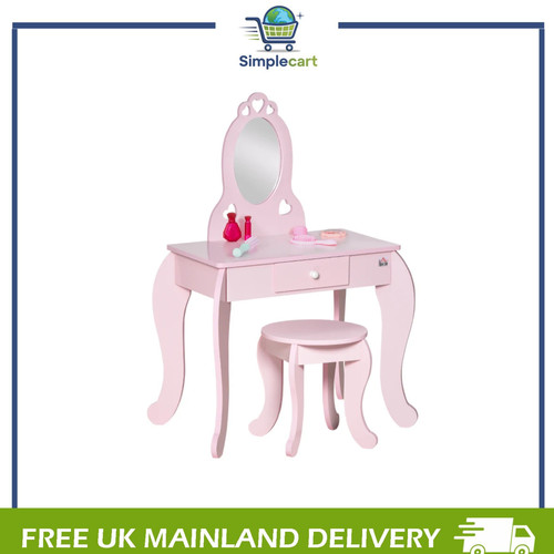 Kids vanity table stool - vanity,