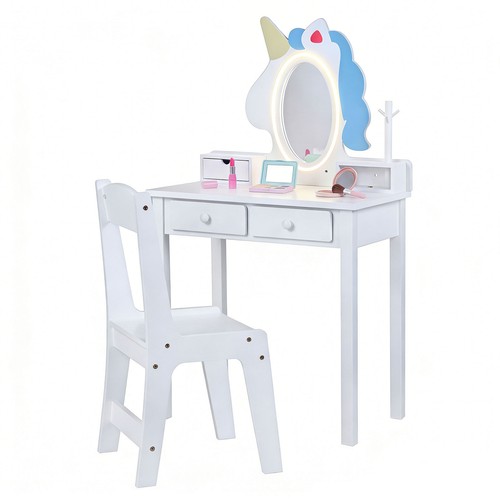 Kids vanity set with lighted - set,