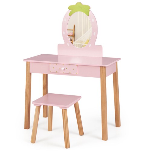 Kids vanity set with mirror - set,