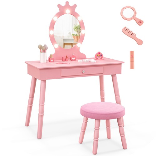 Kids vanity set princess make - vanity,