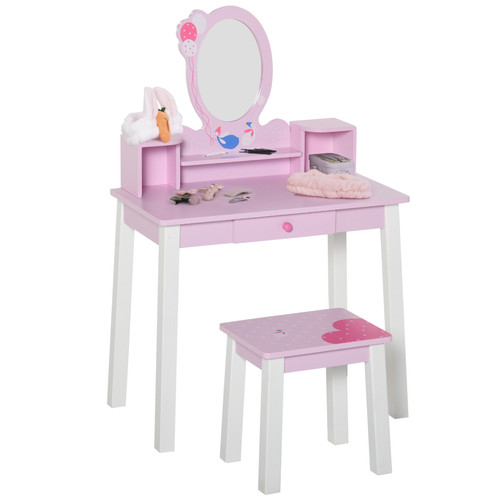 Girls dressing table stool set - dressing,