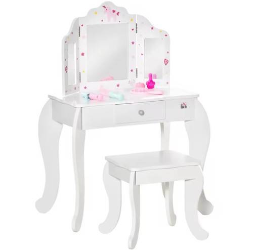 Homcom kids vanity - homcom,