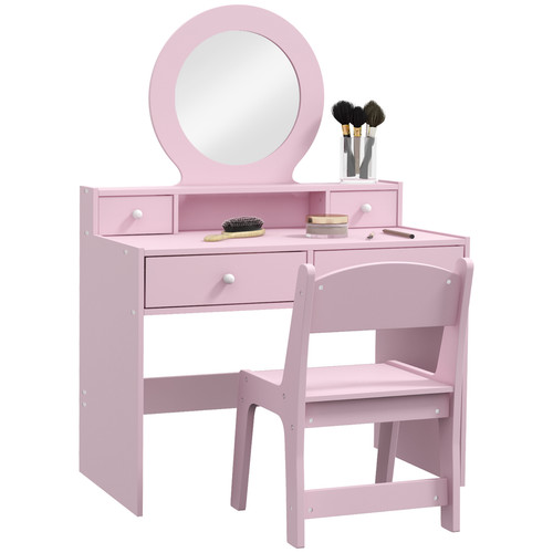 Kids pink dressing table set - dressing,