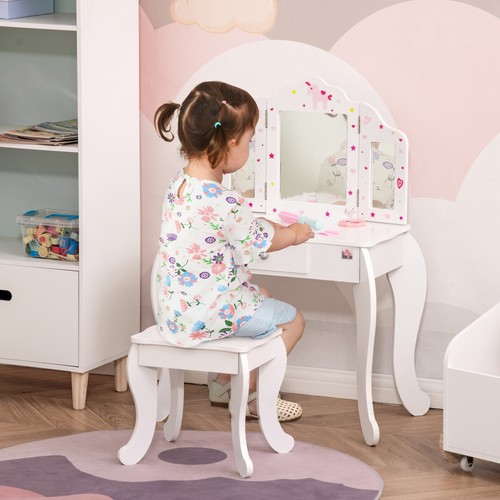 Kids vanity table - and, chair