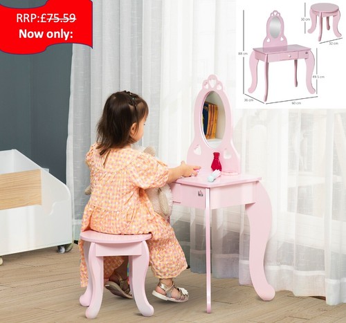 Kids vanity table stool - kids,