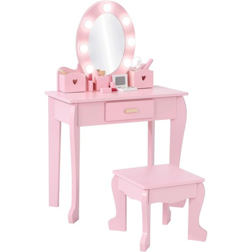 Kids vanity set with led - with,
