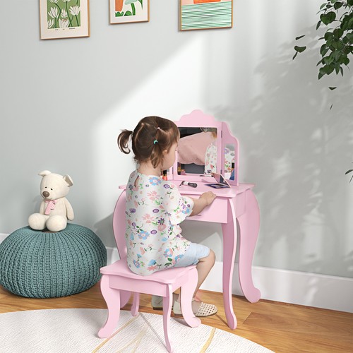 Kids vanity table - and, chair