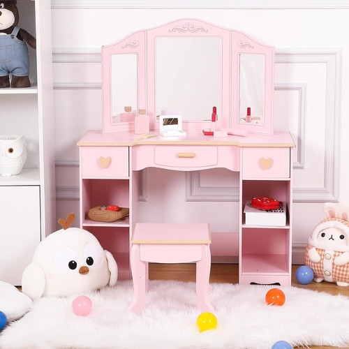 Kids dressing table - kids, wooden