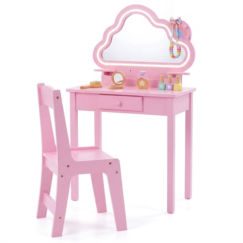 Kids vanity table with lighted - kids,