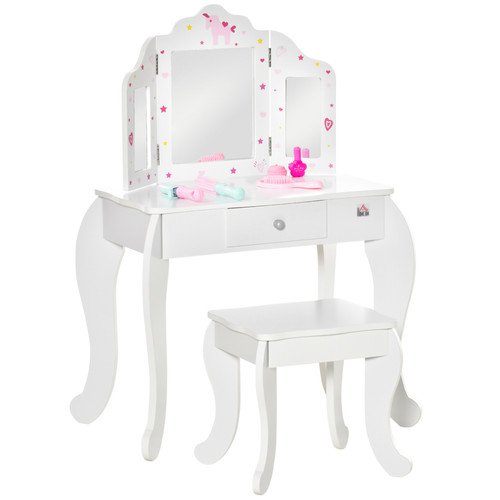Kids vanity table stool - vanity,