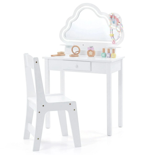 Kids vanity set with lighted - set,