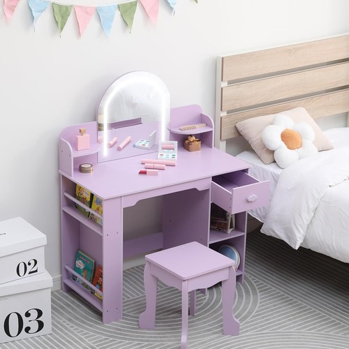 Kids vanity table with - kids, lighted