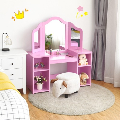 Pink vanity table - for, kids