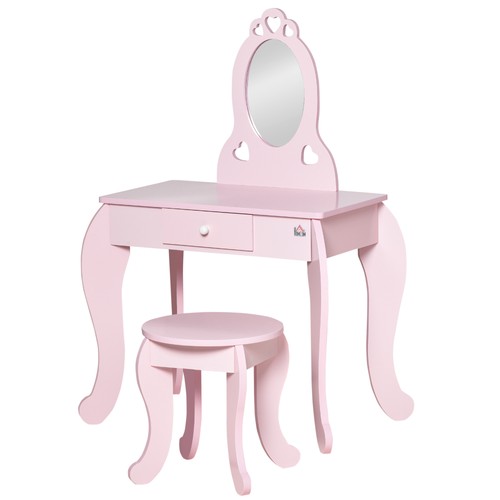 Homcom kids vanity - vanity, table