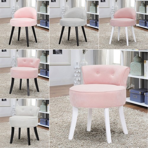Vanity stool velvet small - stool,
